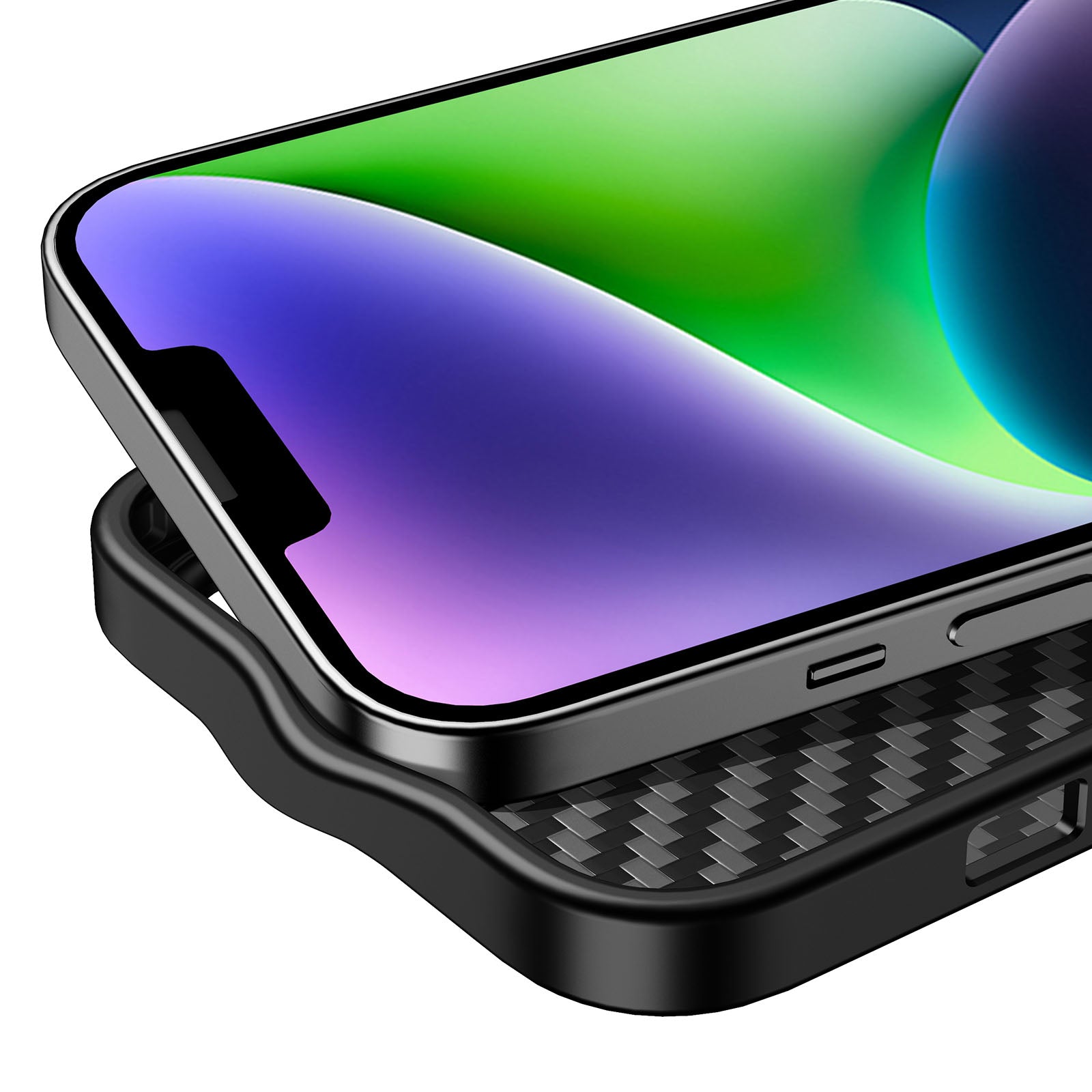 For iPhone 14 Plus Shockproof Phone Case Kevlar Fiber TPU Magnetic Anti-scratch Back Cover For iPhone 14 Plus Shockproof Phone Case Kevlar Fiber TPU Magnetic Anti-scratch Back Cover